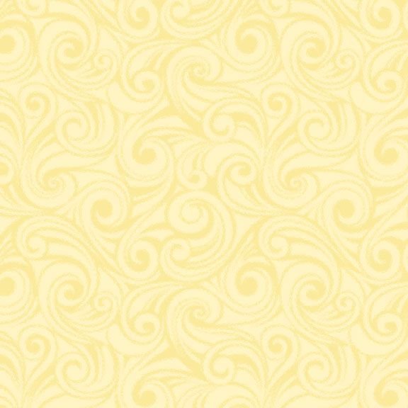 Tea for Two - Swirl - Yellow - Choice FabricsR191199D-YELLOW