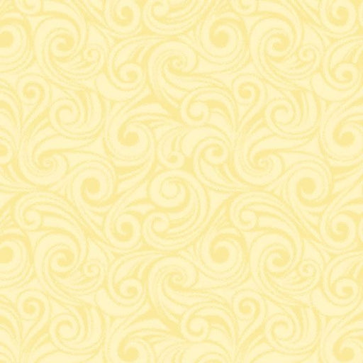 Tea for Two - Swirl - Yellow - Choice FabricsR191199D-YELLOW