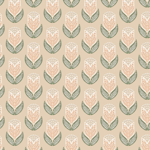 Honey Garden - Tulips - Tan - Choice Fabrics227772