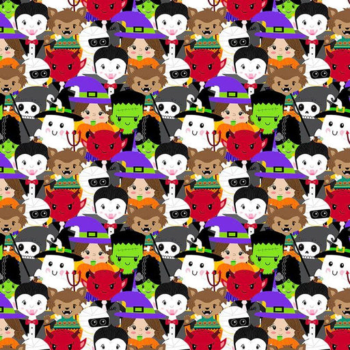 Little Monsters - Trick or Treaters Collage - Choice Fabrics2741-95