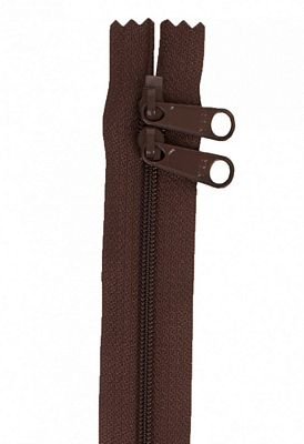 30" Double-Slide Handbag Zipper, Sable - Choice FabricsZIP30-145