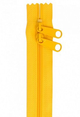 30" Double-Slide Handbag Zipper, Buttercup - Choice FabricsZIP30-190