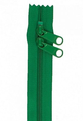 30" Double-Slide Handbag Zipper, Jewel Green - Choice FabricsZIP30-203