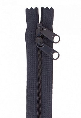 30" Double-Slide Handbag Zipper, Navy - Choice FabricsZIP30-235