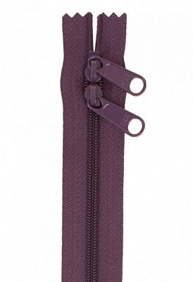 30" Double-Slide Handbag Zipper, Eggplant - Choice FabricsZIP30-240