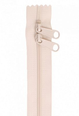 40" Double-Slide Handbag Zipper, Ivory - Choice FabricsZIP40-102