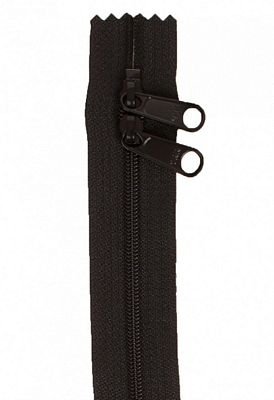 40" Double-Slide Handbag Zipper, Black - Choice FabricsZIP40-105