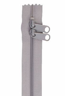 40" Double-Slide Handbag Zipper, Pewter - Choice FabricsZIP40-110
