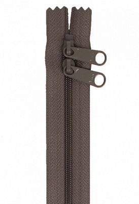 40" Double-Slide Handbag Zipper, Slate Gray - Choice FabricsZIP40-120