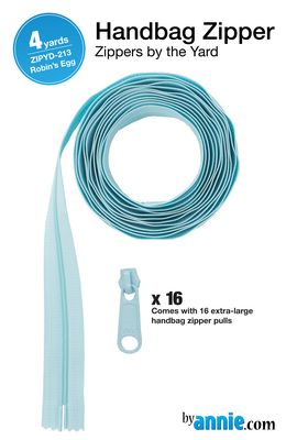 Zippers by the Yard, Robin's Egg Blue, 4 Yards - Choice FabricsZIPYD-213