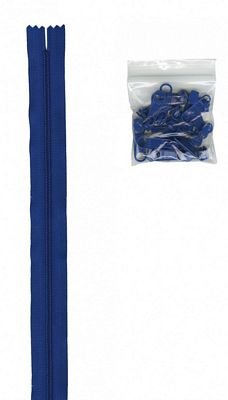 Zippers by the Yard, Blastoff Blue, 4 Yards - Choice FabricsZIPYD-215