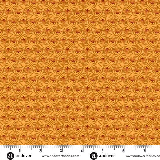 Zig Zag Orange Nightfall 44"/45" Cotton Fabric Per Yard - Choice FabricsA-10205-O