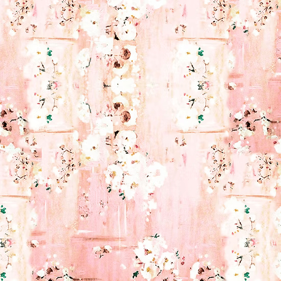 Ballet Pink Flowers Paris Luck 43"/44" Fabric Per Yard - Choice FabricsX5648-630-Ballet-Pink