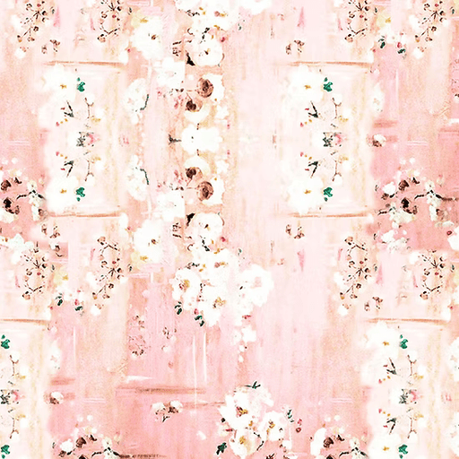 Ballet Pink Flowers Paris Luck 43"/44" Fabric Per Yard - Choice FabricsX5648-630-Ballet-Pink