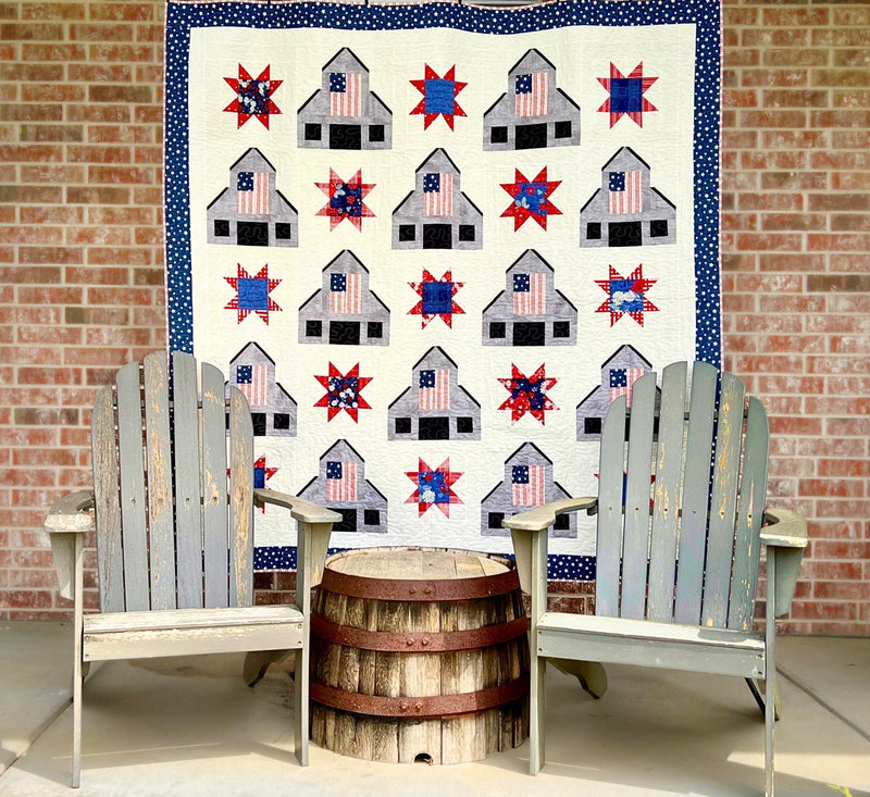 American Heartland Quilt Pattern - PAPER PRINT VERSION - Choice Fabricssku-43120651763865