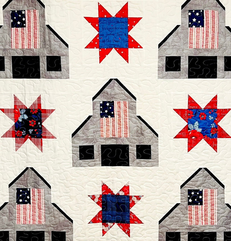 American Heartland Quilt Pattern - PAPER PRINT VERSION - Choice Fabricssku-43120651763865