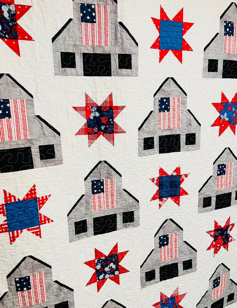 American Heartland Quilt Pattern - PAPER PRINT VERSION - Choice Fabricssku-43120651763865