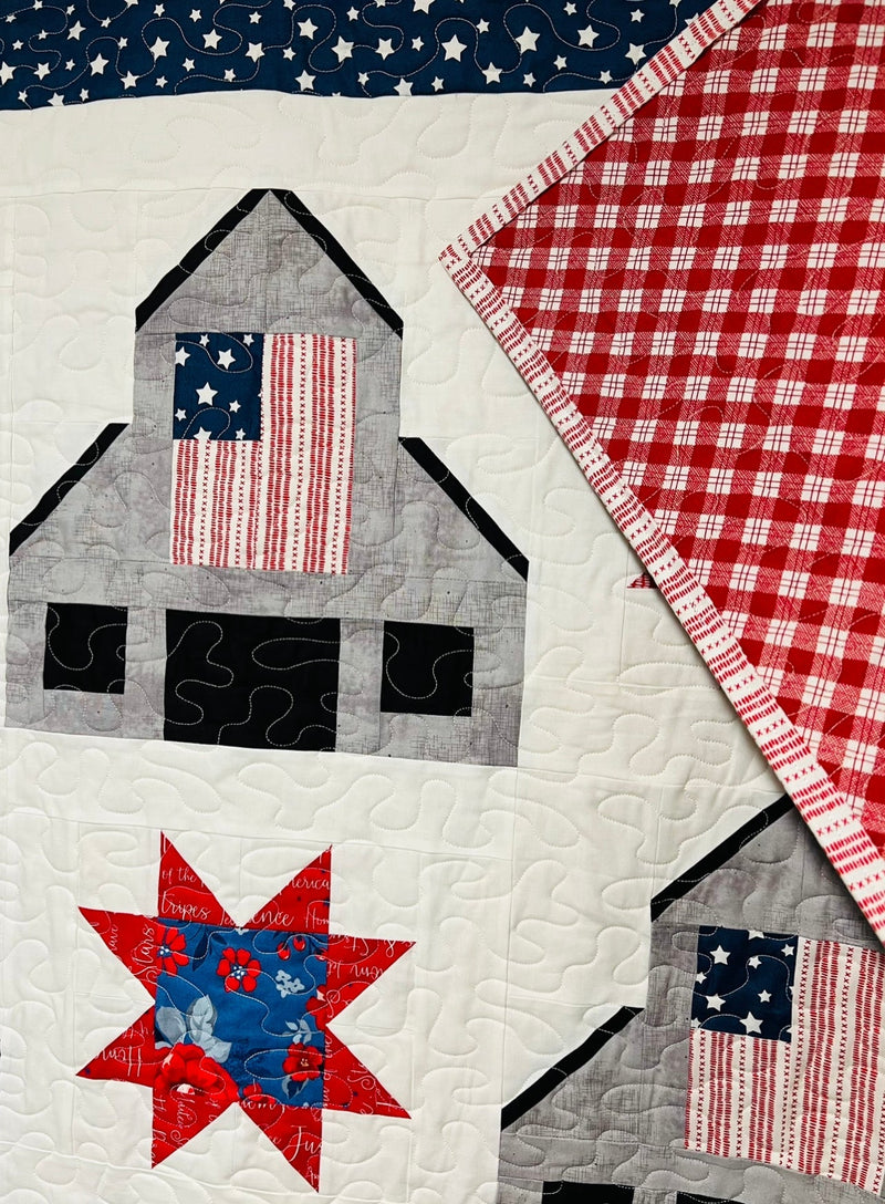 American Heartland Quilt Pattern - PAPER PRINT VERSION - Choice Fabricssku-43120651763865