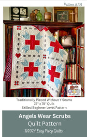 Angels Wear Scrubs Quilt Pattern - Paper Print Version - Choice Fabrics717737031026
