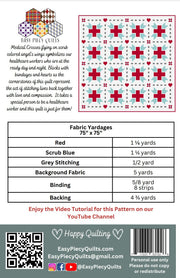 Angels Wear Scrubs Quilt Pattern - Paper Print Version - Choice Fabrics717737031026