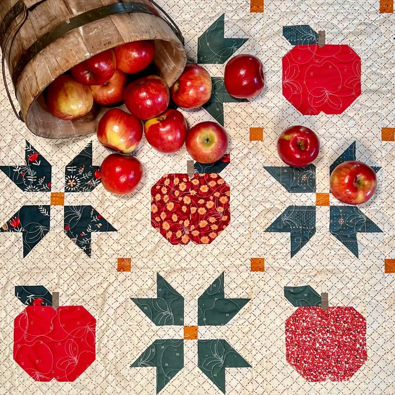 Apple Butter Days Quilt Pattern - Paper Print Version - Choice Fabrics717337031095