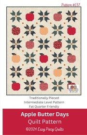 Apple Butter Days Quilt Pattern - Paper Print Version - Choice Fabrics717337031095