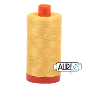 Aurifil 50wt Mako Cotton Thread - Pale Yellow 1135 - Choice FabricsMK50SP1135
