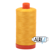 Aurifil 50wt Mako Cotton Thread - Yellow 2135 - Choice FabricsMK50SP2135