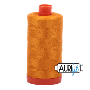 Aurifil 50wt Mako Cotton Thread - Yellow Orange 2145 - Choice FabricsMK50SP2145