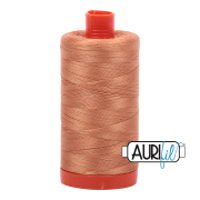 Aurifil 50wt Mako Cotton Thread - Caramel 2210 - Choice FabricsMK50SP2210