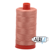 Aurifil 50wt Mako Cotton Thread - Peach 2215 - Choice FabricsMK50SP2215
