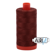 Aurifil 50wt Mako Cotton Thread - Copper Brown 4012 - Choice FabricsMK50SP4012