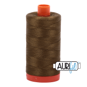 Aurifil 50wt Mako Cotton Thread - Dark Olive 4173 - Choice FabricsMK50SP4173
