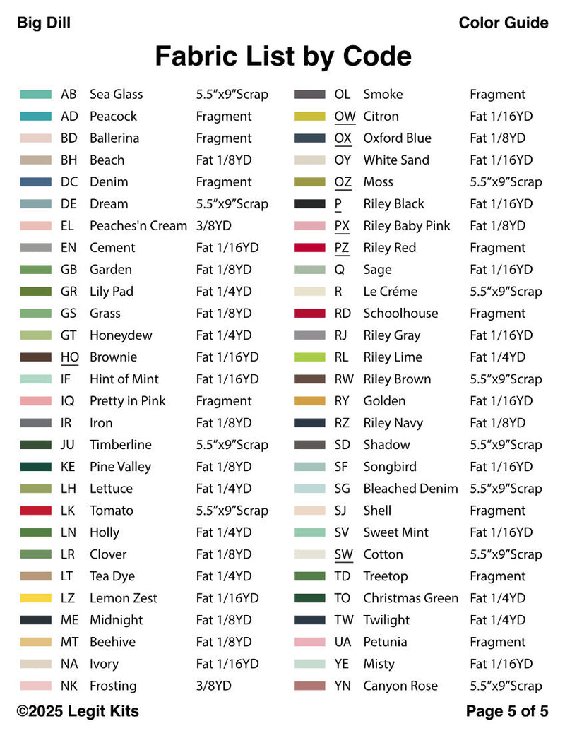 Big Dill Pattern