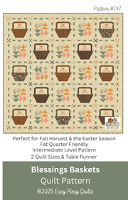 Blessings Baskets Quilt Pattern, Paper Version - Mailed - Choice Fabricssku-45733424988313