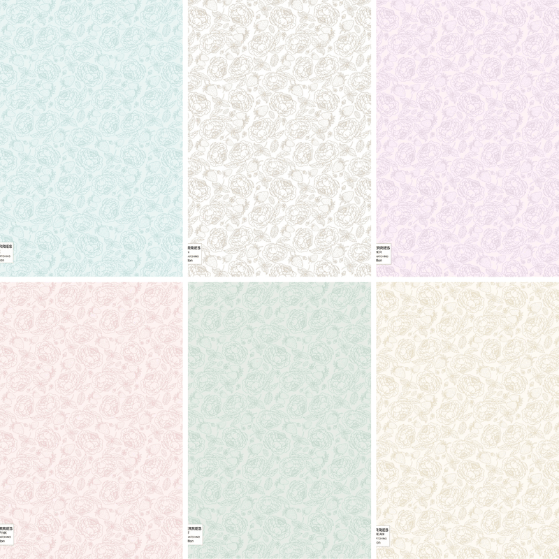 Blooms and Berries by Poppie Cotton - 5"x5" Charm Pack (42 Squares) - Choice FabricsBLOOMS-5X5