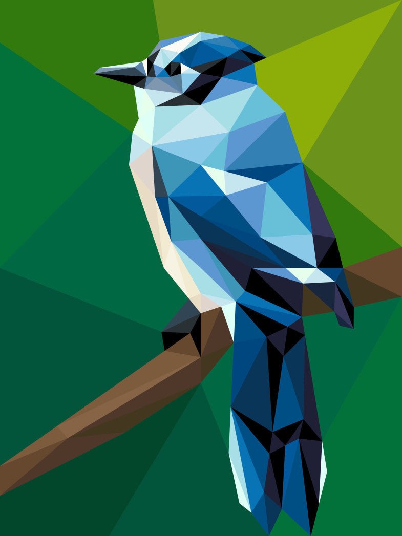 Blue Jay Mini Pattern (CONFETTI) - Choice FabricsPT063C
