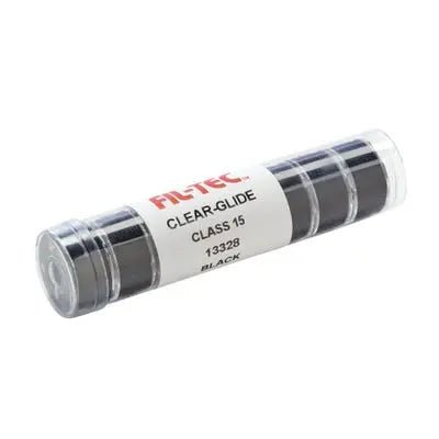 13328 Black Prewound Clear - Glide Bobbin Tube - Class 15/A - Choice FabricsCG15-13328