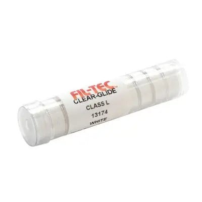 13174 White Prewound Clear - Glide Bobbin Tube - Style L - Choice FabricsCGL-13174
