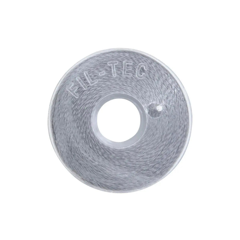 13017 Light Grey Prewound Clear - Glide Bobbin Tube - Style L - Choice FabricsCGL-13017