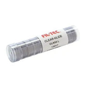 13017 Light Grey Prewound Clear - Glide Bobbin Tube - Style L - Choice FabricsCGL-13017