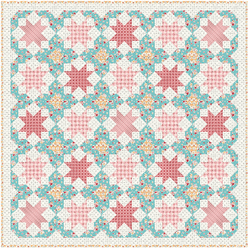 Country Heavens Quilt Pattern - Paper Pattern, Mailed - Choice Fabricssku-46067379044505