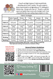 Crazy 8s & Nifty 9s Pattern, Paper Version - Choice Fabrics717337033150