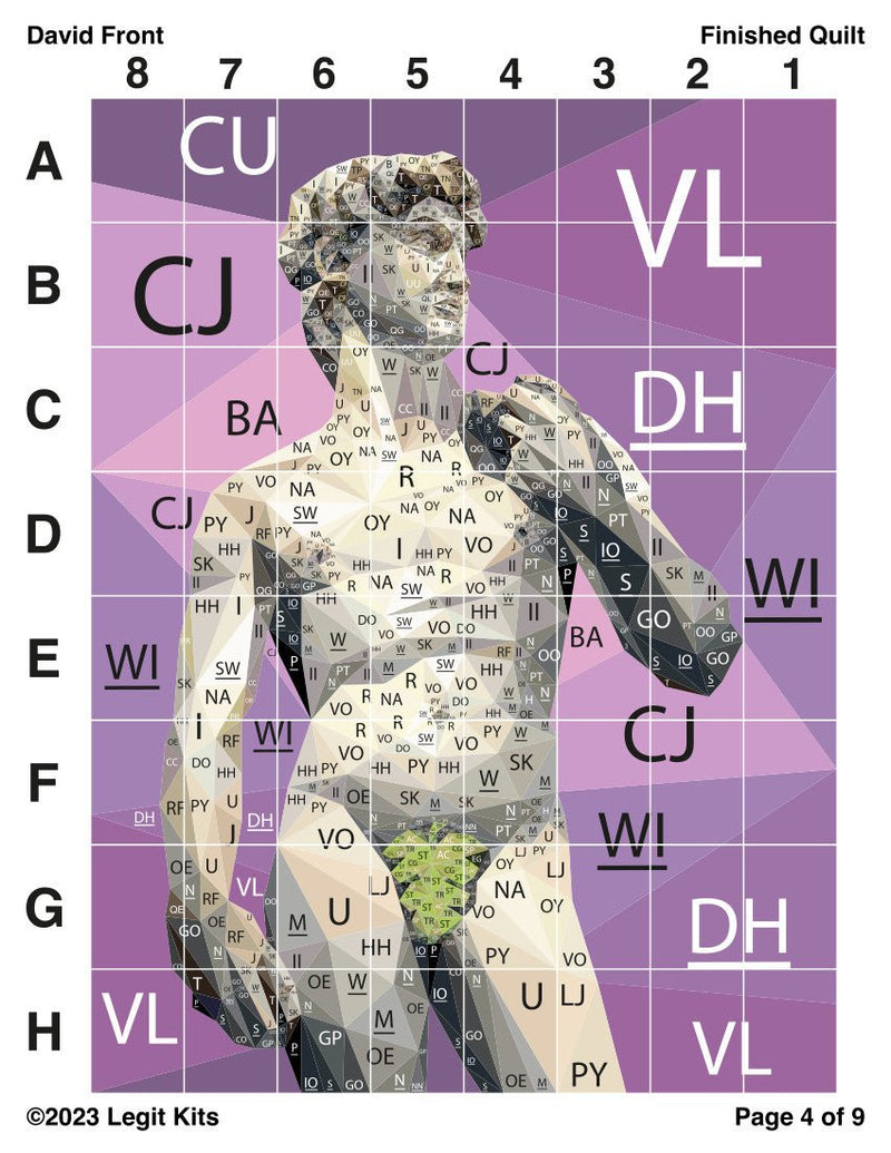 David Front Pattern