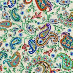 Boho Wave Cream Cotton 44"/45" Fabric Per Yard - Choice FabricsDCX12740-CREM-D
