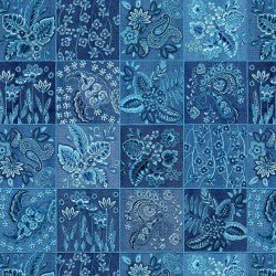 Patchwork Hug Denim Cotton 44"/45" Fabric Per Yard - Choice FabricsDCX12741-DENI-D