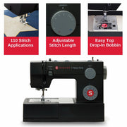 SINGER® Heavy Duty 4432 Black Sewing Machine - Special Edition - Choice Fabrics230615112