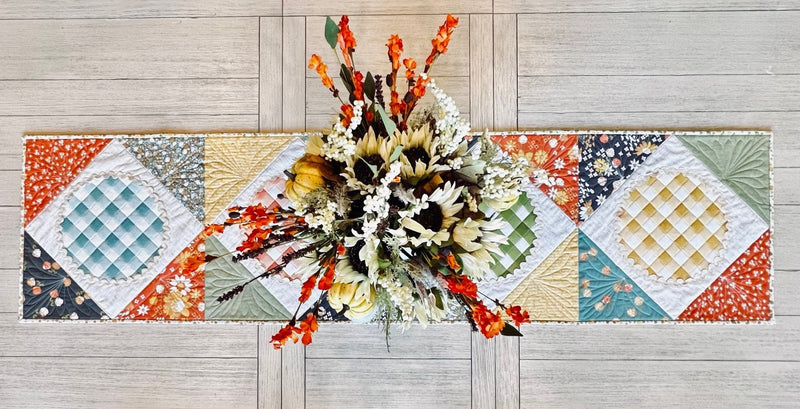 Easy as Pie Quilted Table Runner - Pattern Paper Print Version - Choice Fabricssku-42989909049497