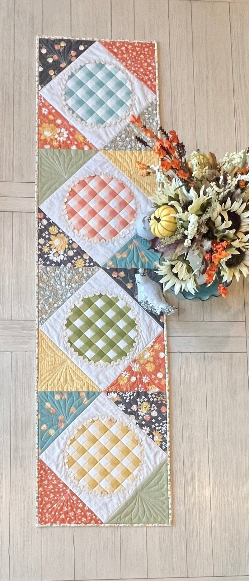 Easy as Pie Quilted Table Runner - Pattern Paper Print Version - Choice Fabricssku-42989909049497