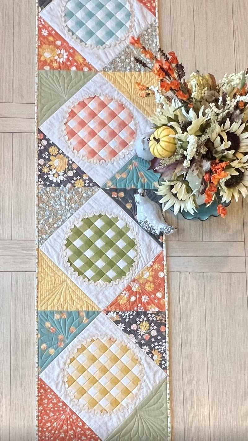 Easy as Pie Quilted Table Runner - Pattern Paper Print Version - Choice Fabricssku-42989909049497